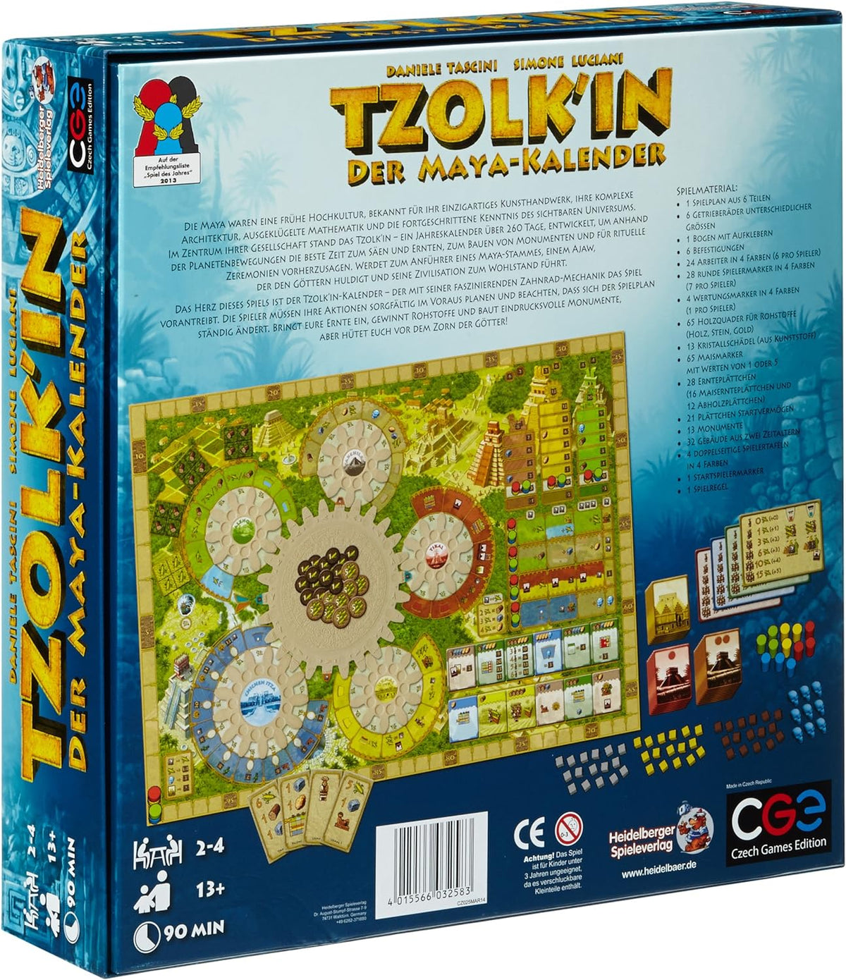 Brettspiel Tzolk'in. Der Maya-Kalender (Deutsche Ausgabe)