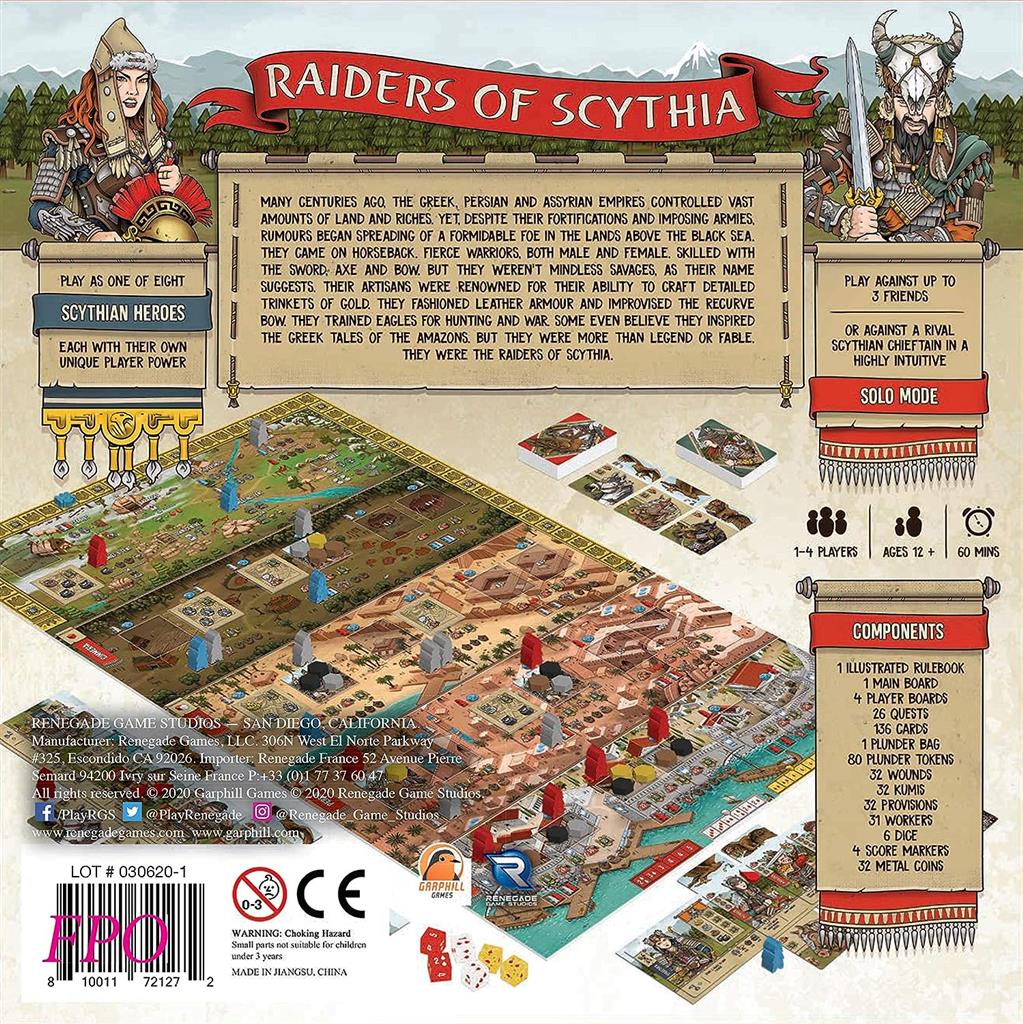 Brettspiel Raiders of Scythia (Englische Ausgabe)