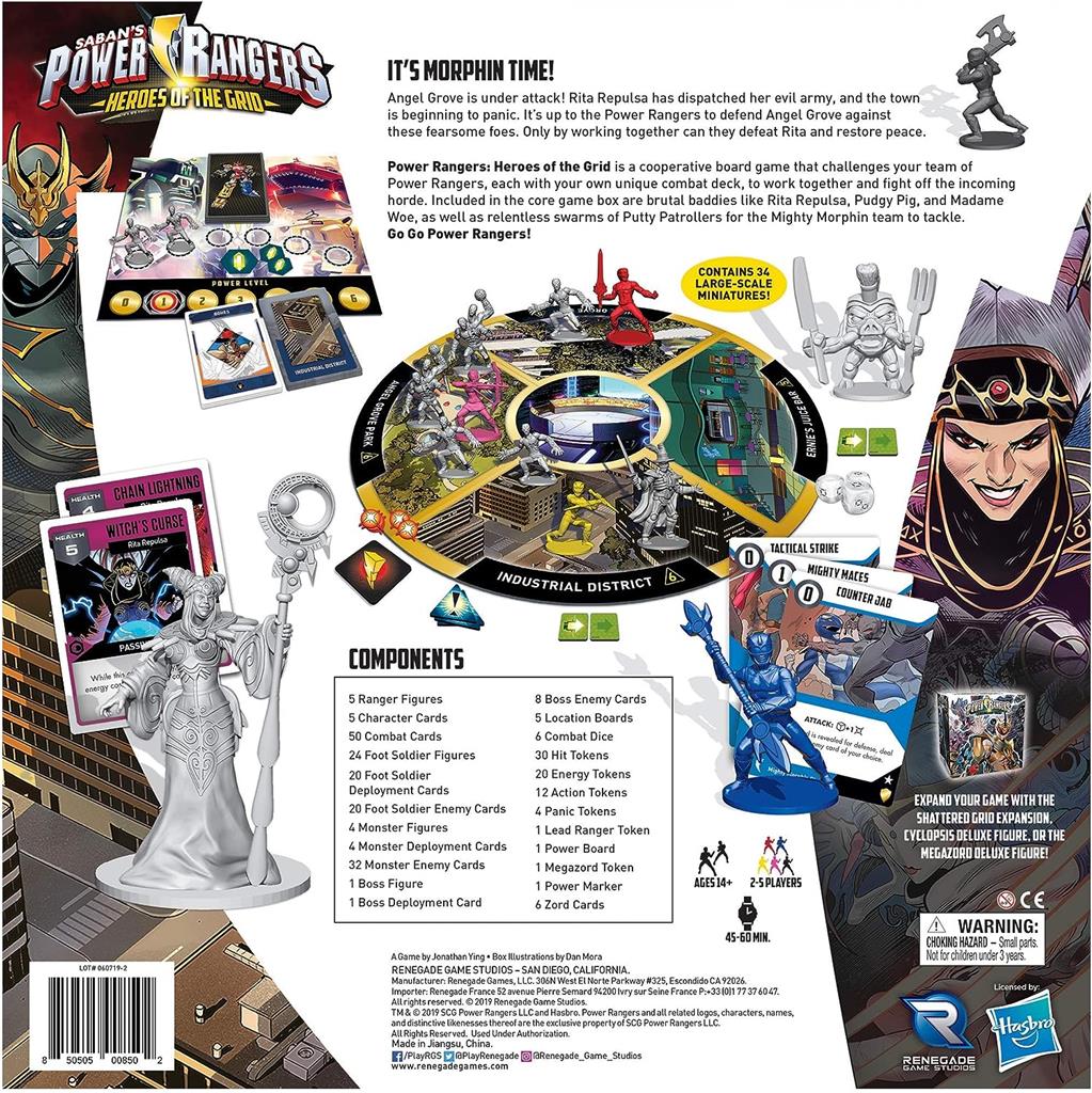 Board Game Power Rangers: Heroes of the Grid (English Edition)
