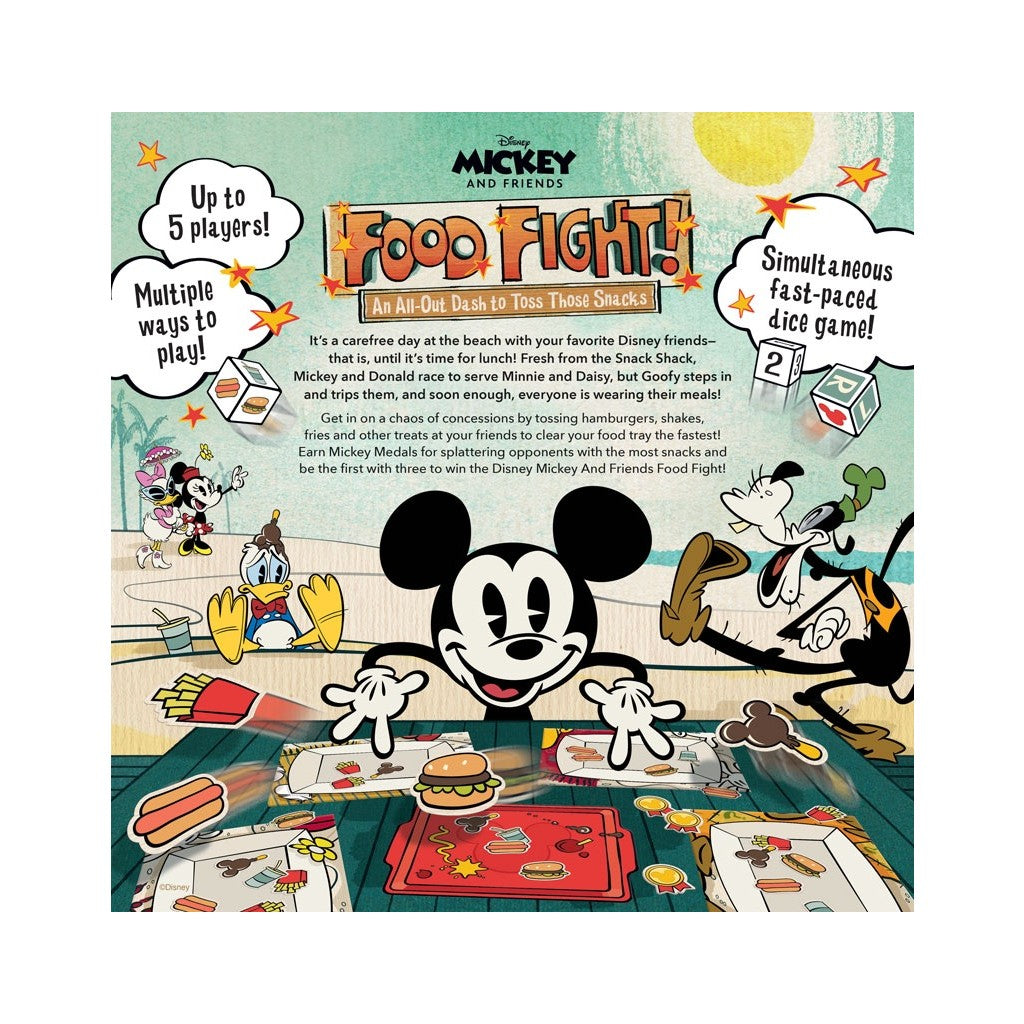 Board Game Disney Mickey and Friends. Food Fight (English Edition)