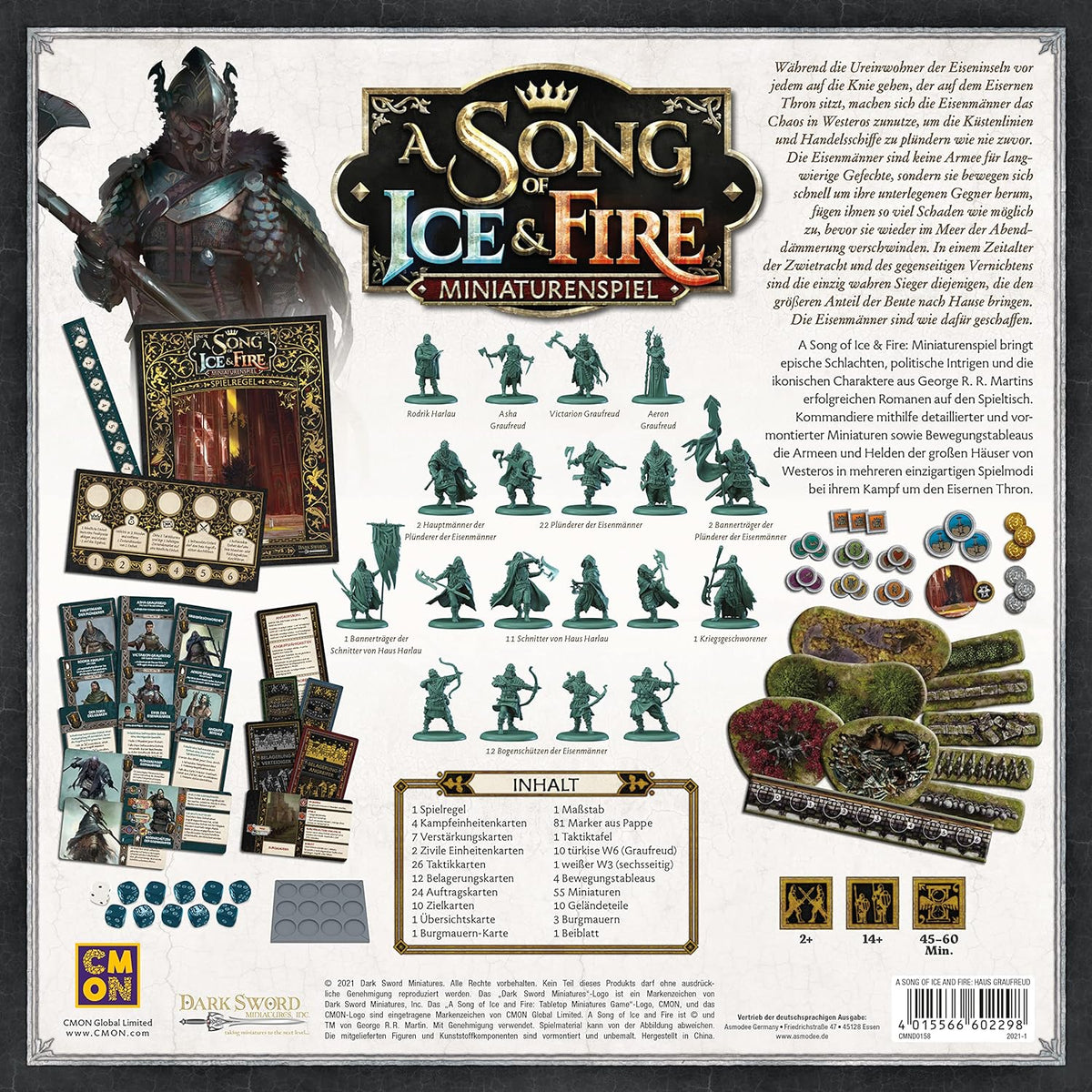Brettspiel A Song of Ice & Fire. Graufreud Starterset (Deutsche Version)