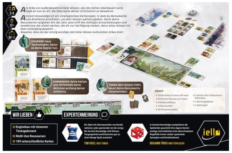 Brettspiel Ancient Knowledge (Deutsche Version)
