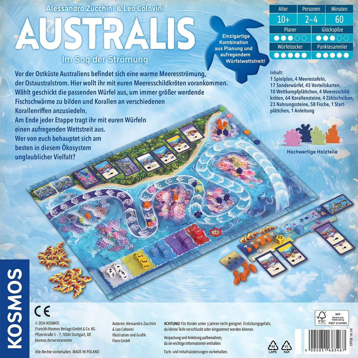 Board Game Australis (German Version)