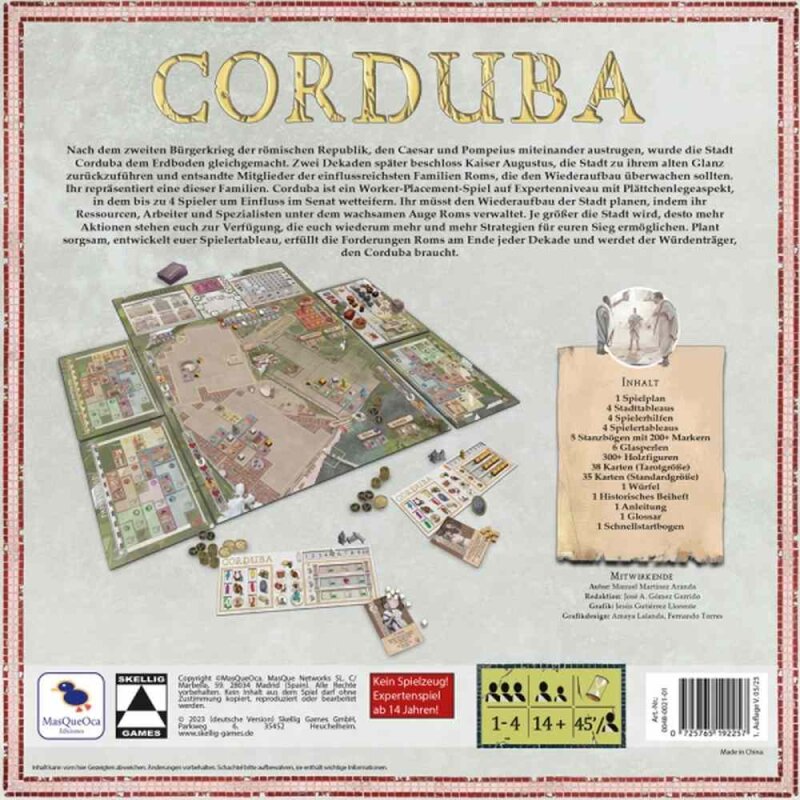 Board Game Corduba (German Version)