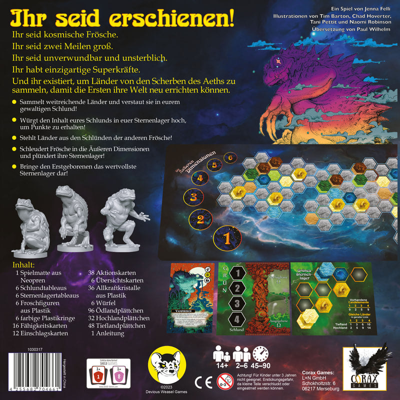 Board Game Cosmic Frog (German Version)