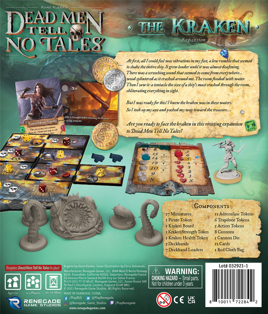 Board Game Dead Men Tell No Tales: The Kraken (English Edition)