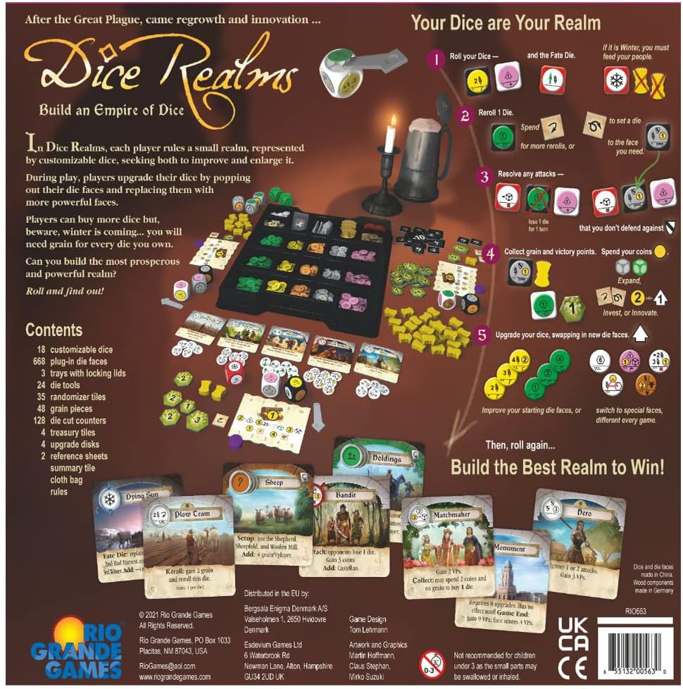 Board Game Dice Realms (English Version)