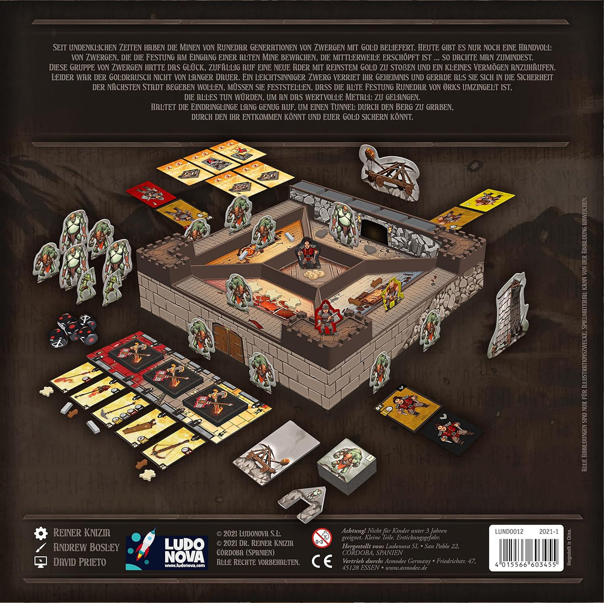 Brettspiel Die Schlacht von Runedar (Deutsche Version)