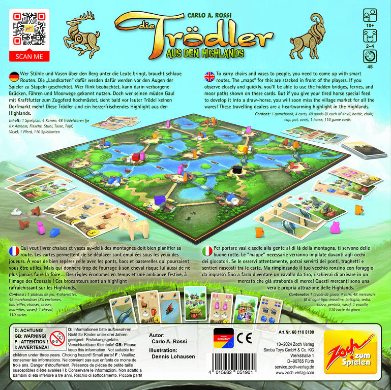 Brettspiel Die Trödler aus den Highlands (Deutsche Version)