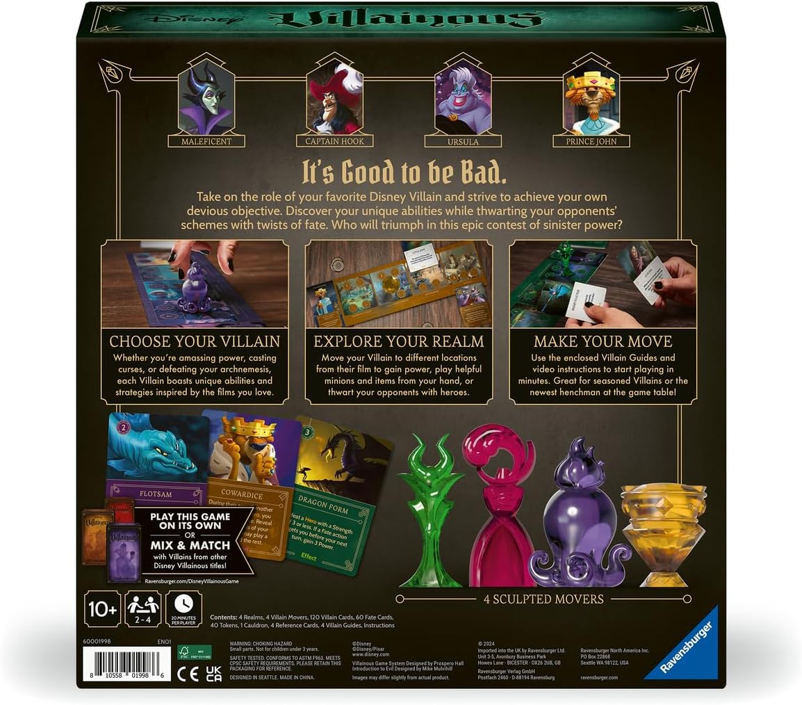 Board game Disney Villainous. Intro to Evil (English Version)