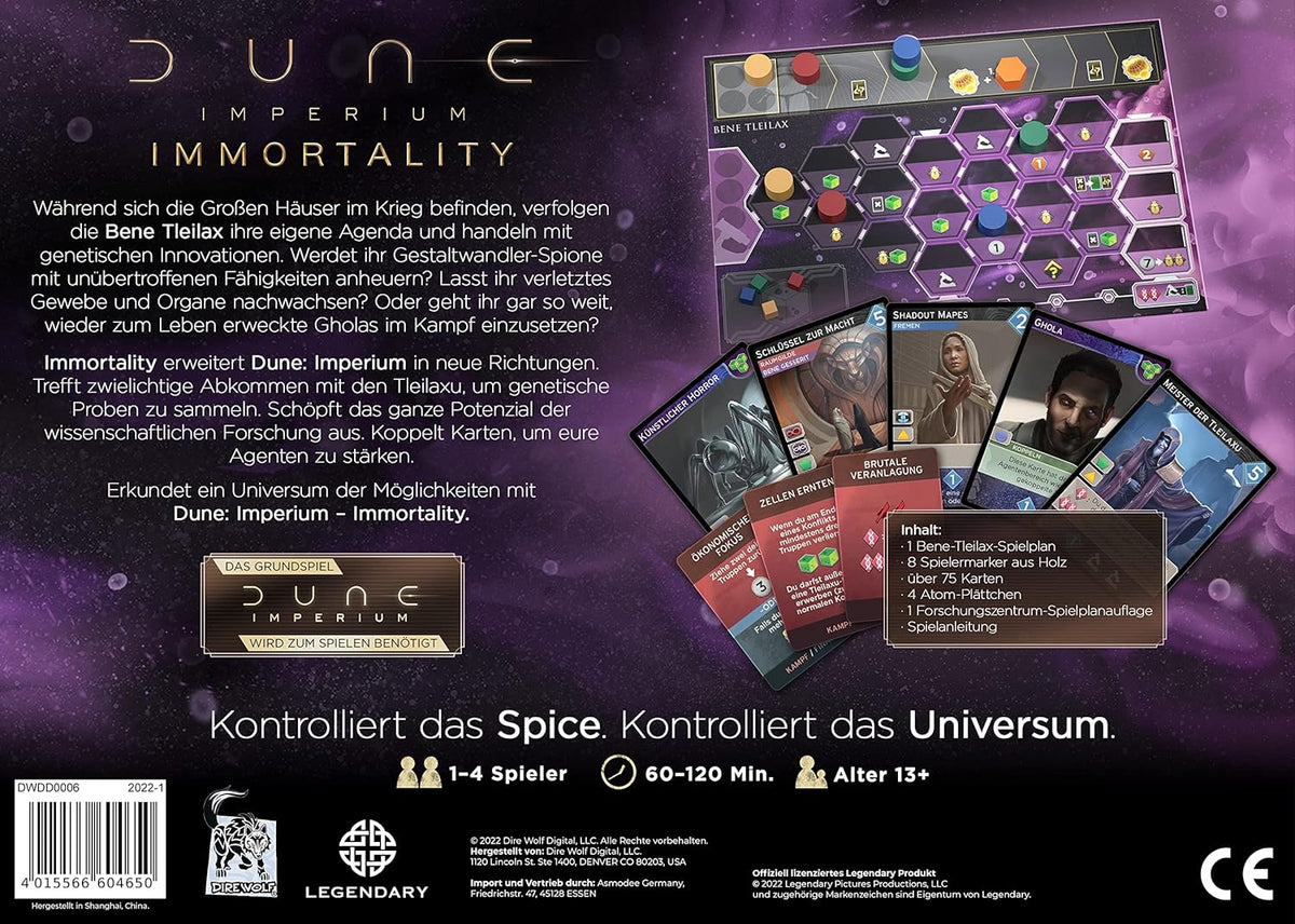 Erweiterung Dune. Imperium. Immortality (Englische Version)