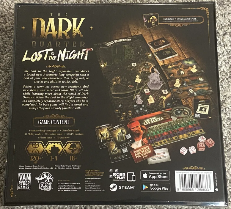 Expansion The Dark Quarter. Lost to the Night (English Version)