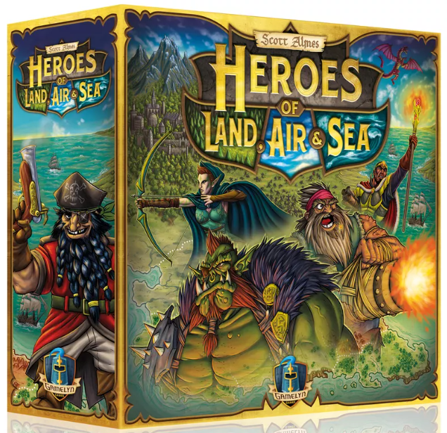 Board Game Heroes of Land Air & Sea (English Version)