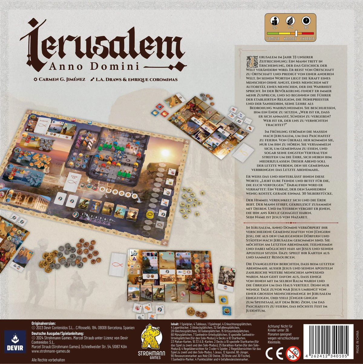 Brettspiel Ierusalem. Anno Domini (Deutsche Version)