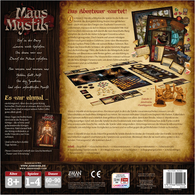 Board Game Mice and Mystics (German Version)