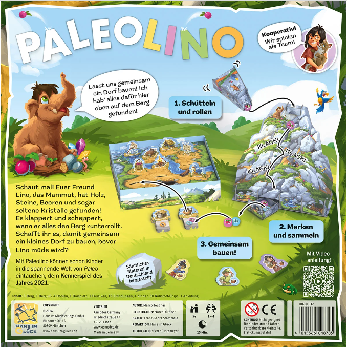 Brettspiel Paleolino (Deutsche Version)