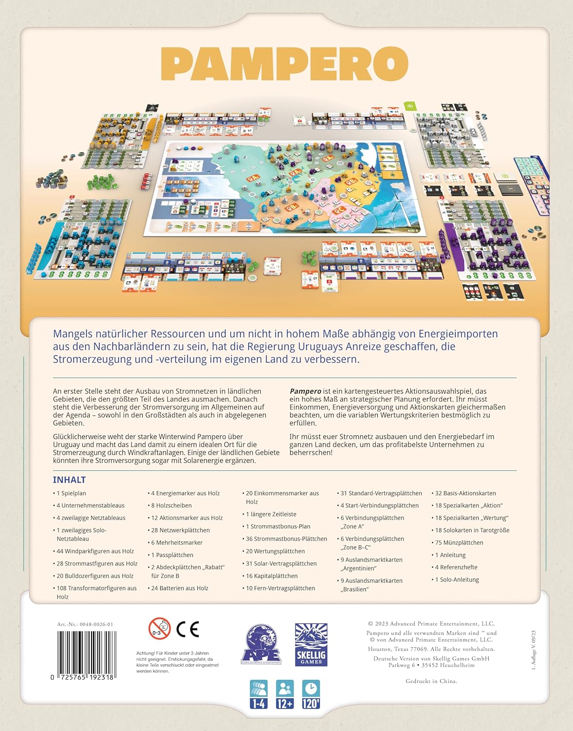Board game Pampero (German version)
