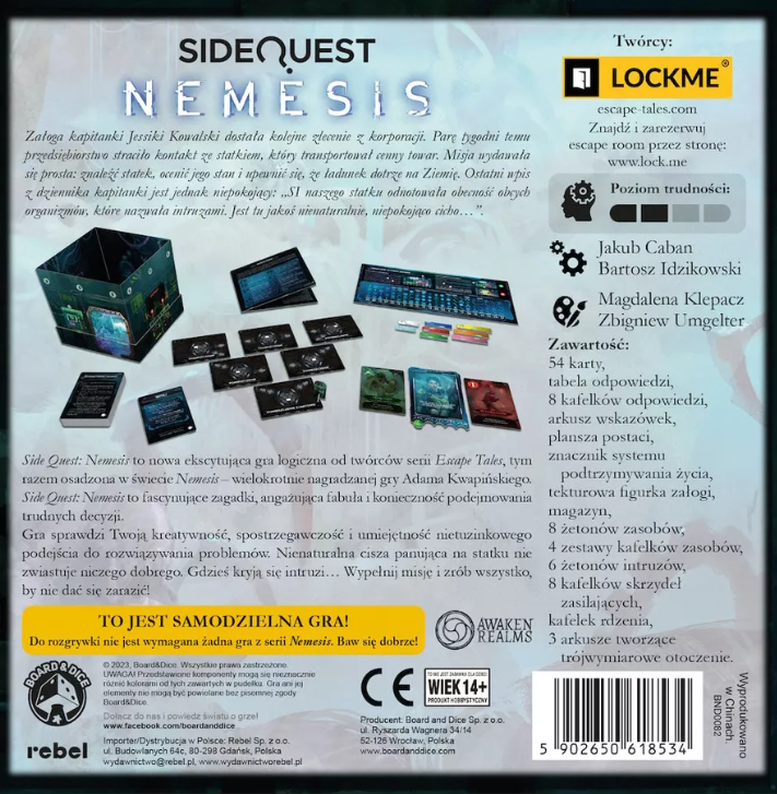 Board Game Sidequest Nemesis (English Version)
