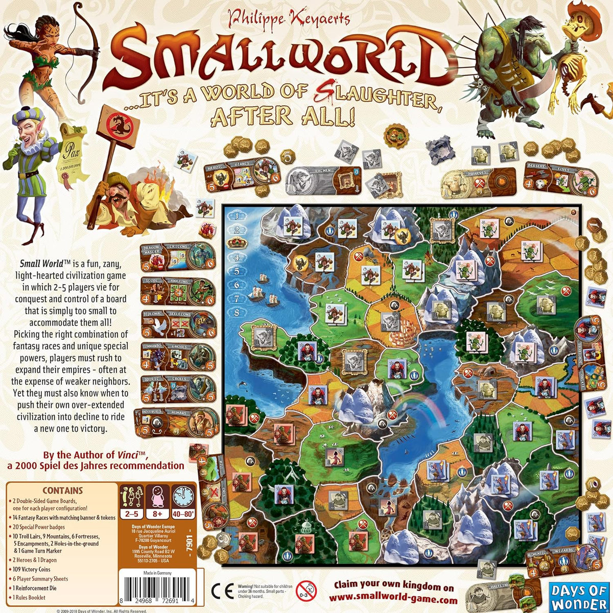 Brettspiel Small World (Deutsche Version)