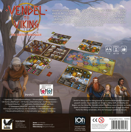 Board Game Vendel to Viking. The First Vikings (German Version)