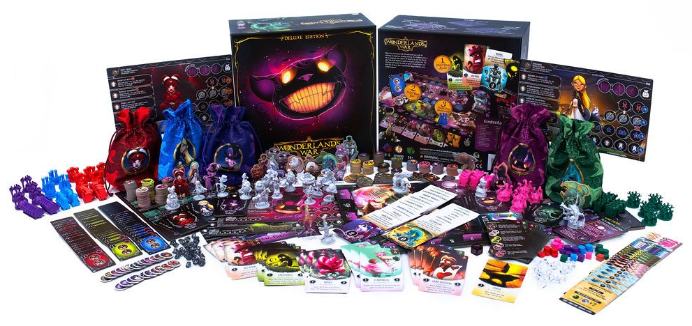 Board Game Wonderland's War. Deluxe Edition (English Version)