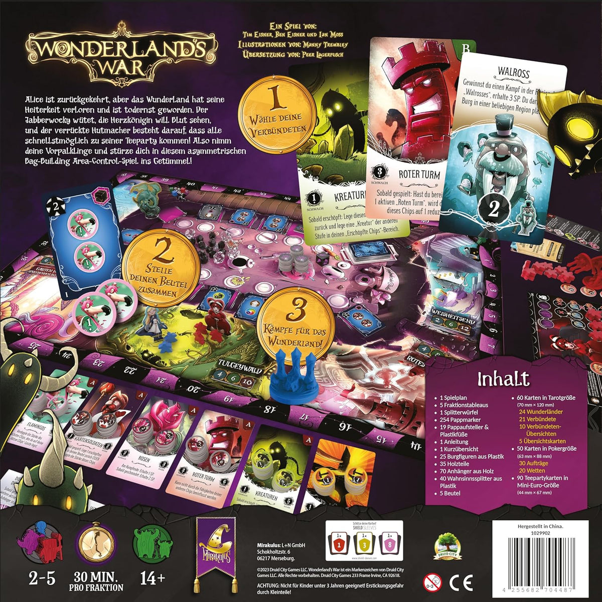 Brettspiel Wonderlands War (Deutsche Version)