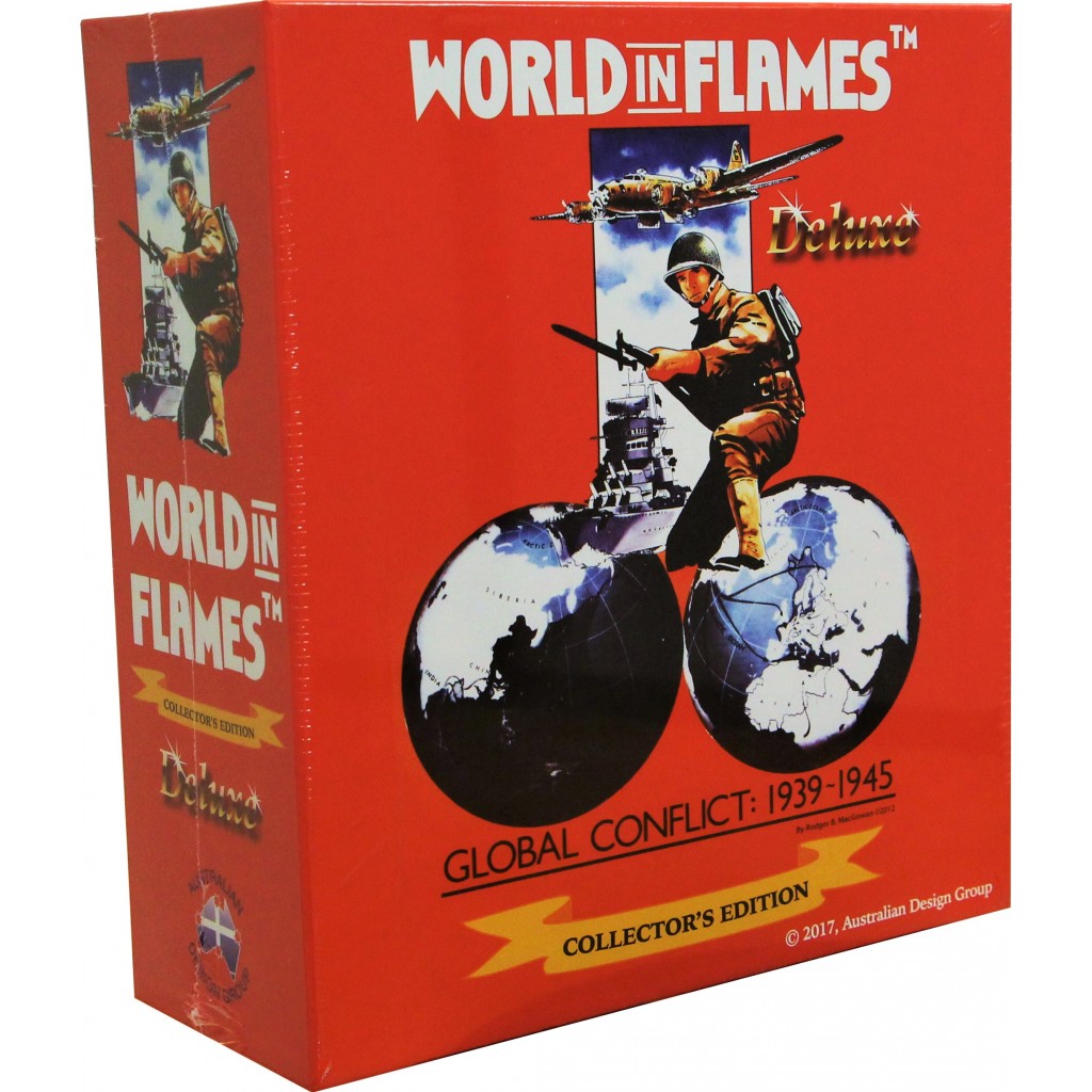 Board Game World in Flames. Collector's Edition. Deluxe Game (English Version)