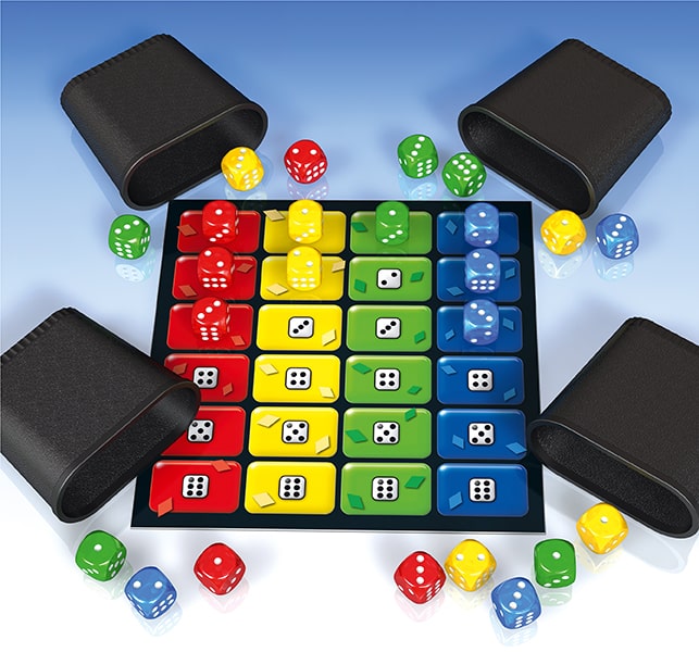 Brettspiel Würfel–Ligretto (Deutsche Version)
