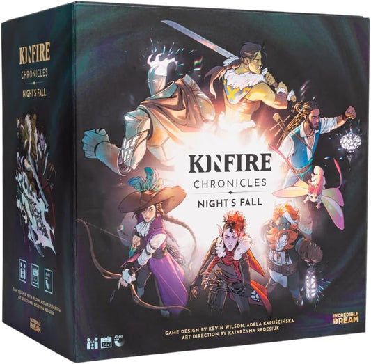 Das Brettspiel Kinfire Chronicles. Anlockende Neuheit von 2025 ist schon auf Deutsch im Verkauf !
