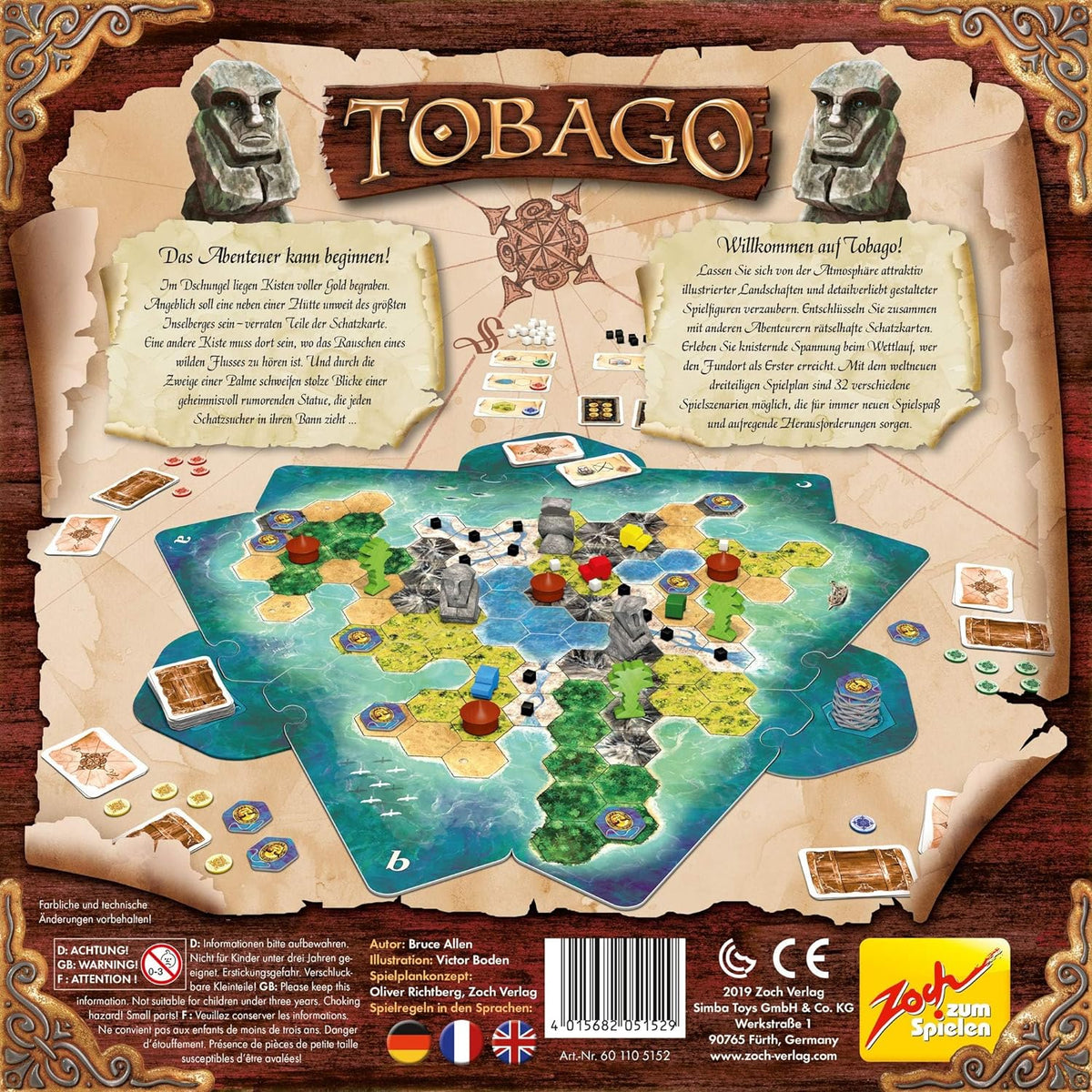 Brettspiel Tobago (Deutsche Version)