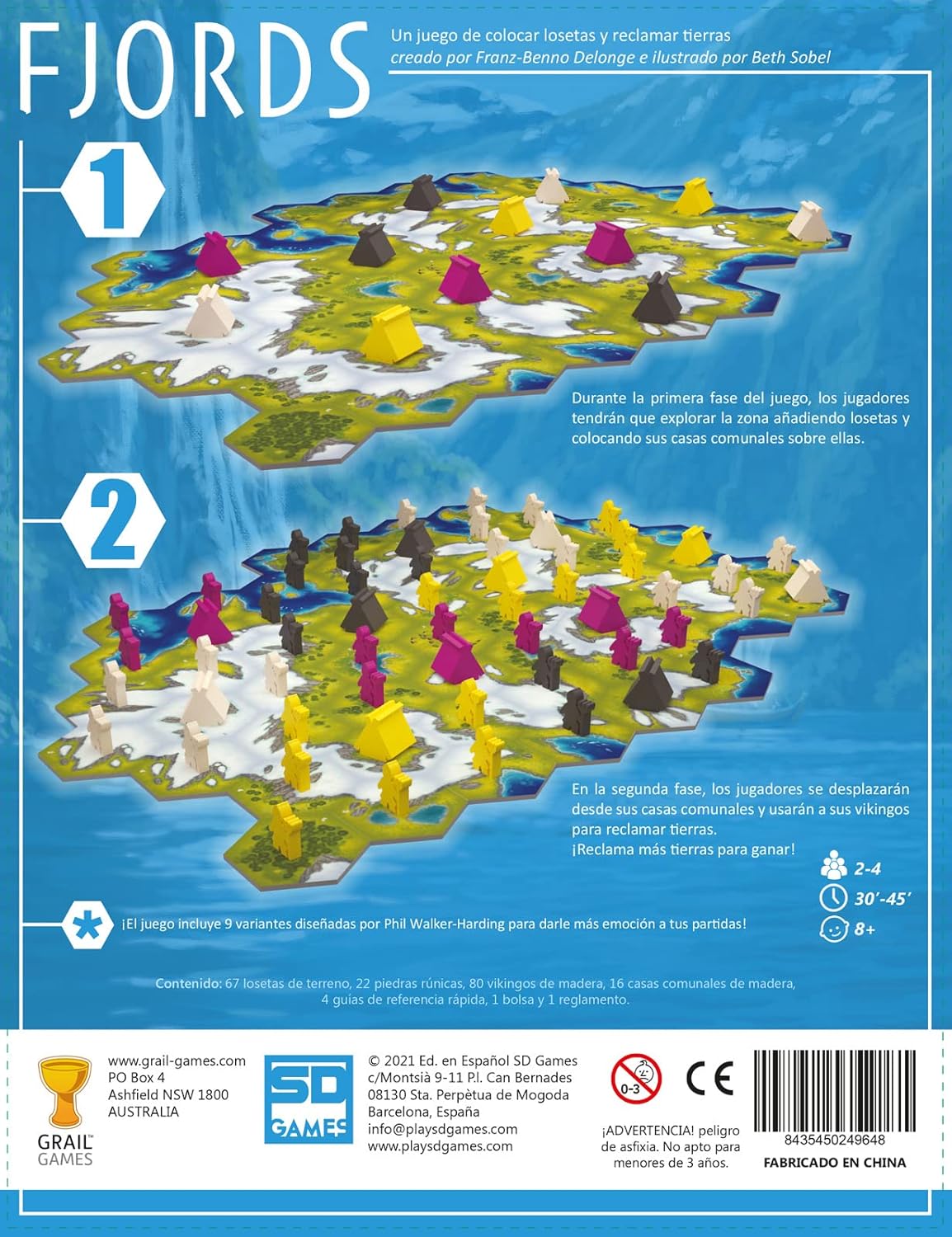 Board Game Fjords (German Version)
