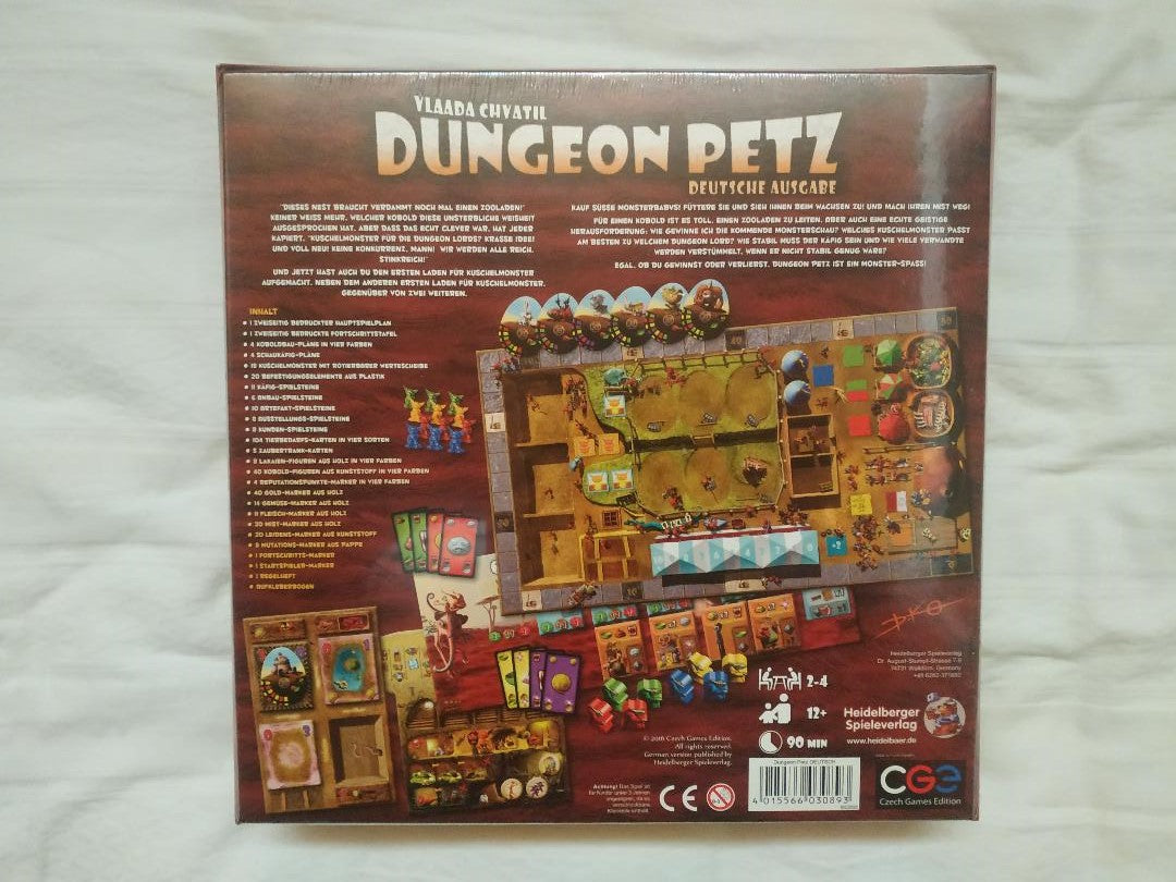 Board Game Dungeon Petz (German Version)