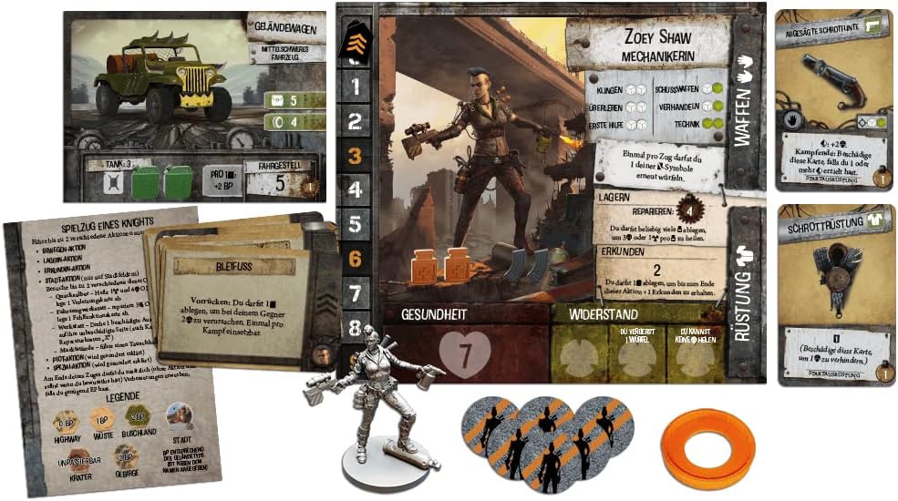 Brettspiel Waste Knights (Deutsche Version)