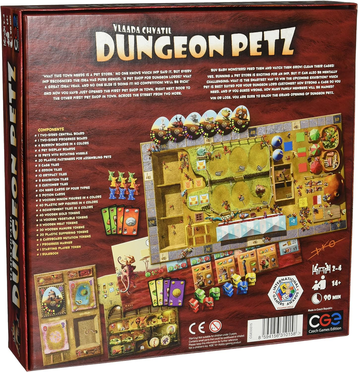 Board Game Dungeon Petz (German Version)