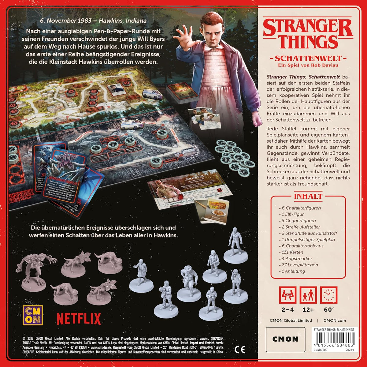Board Game Stranger Things. Upside Down