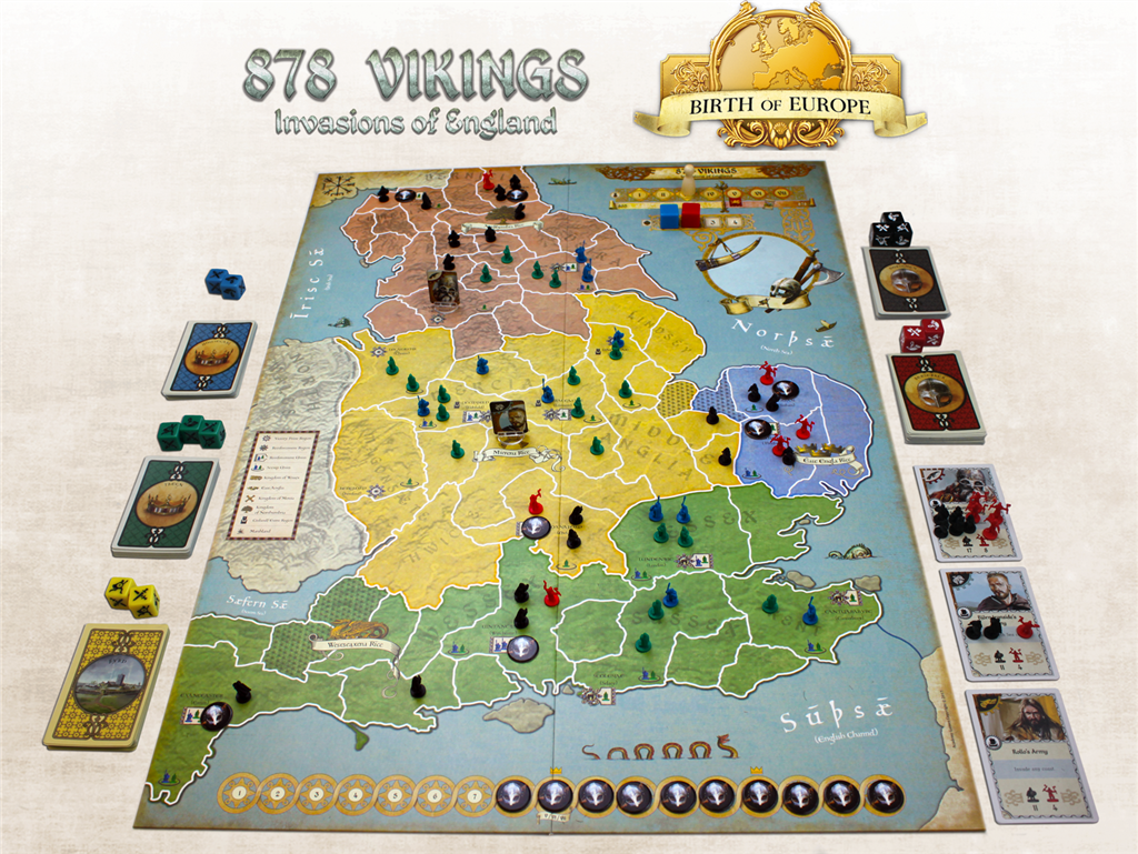 Board Game 878 Vikings. Invasions of England (English Edition)