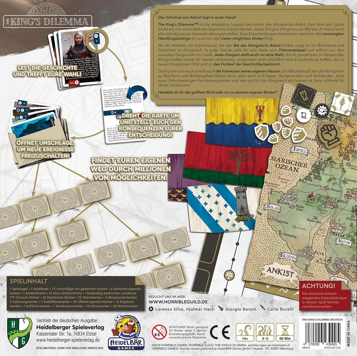 Board Game King's Dilemma (German Version)