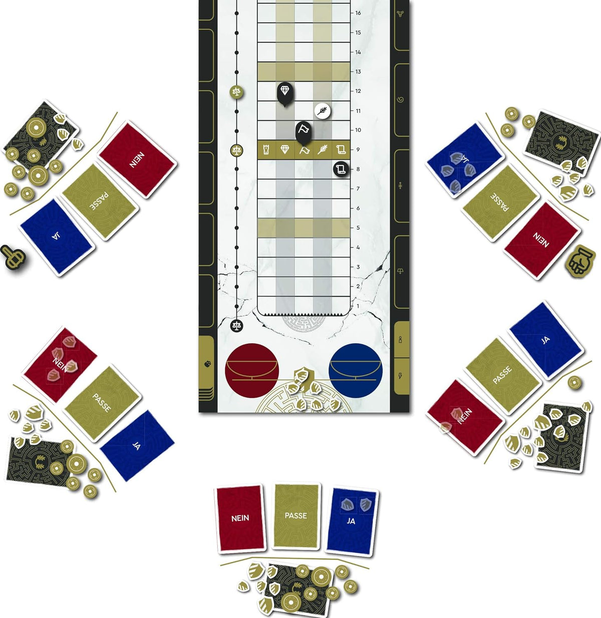 Board Game King's Dilemma (German Version)