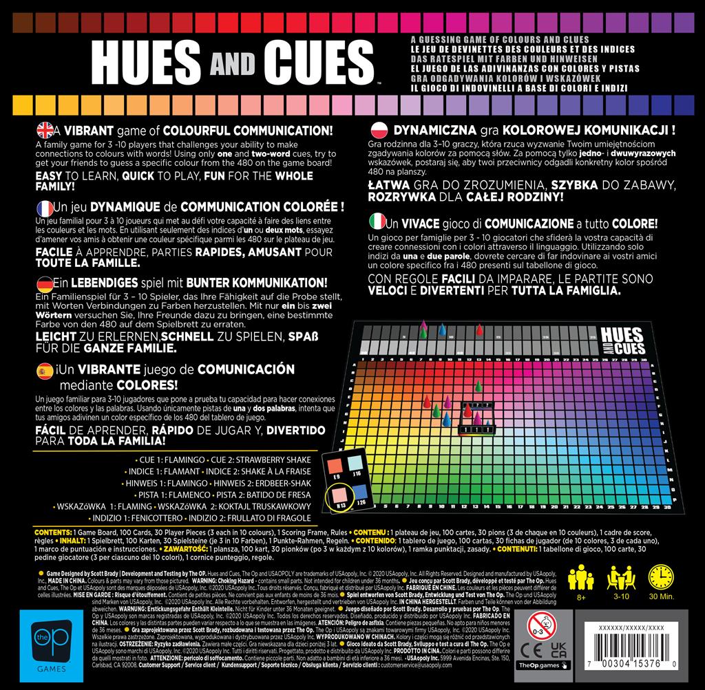 Board Game Hues and Cues (Multilingual Edition)