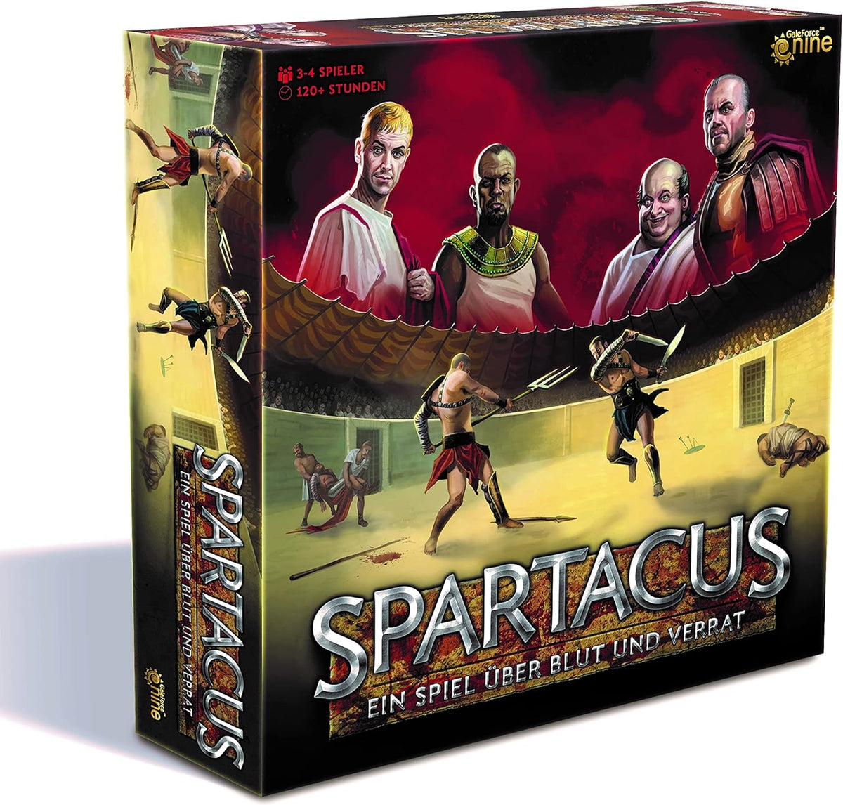 Board Game Spartacus. A Game of Blood and Treachery (German Version)