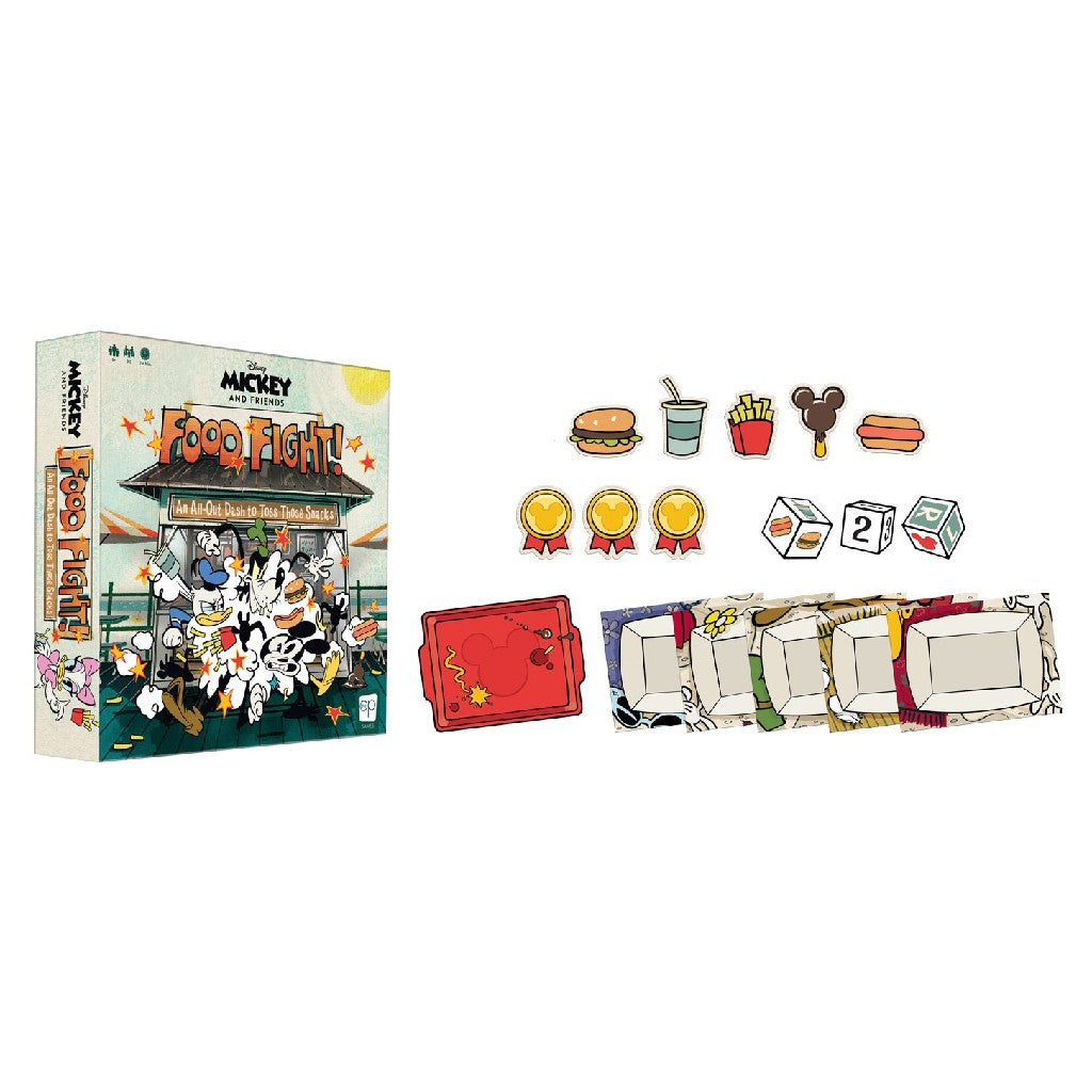 Board Game Disney Mickey and Friends. Food Fight (English Edition)