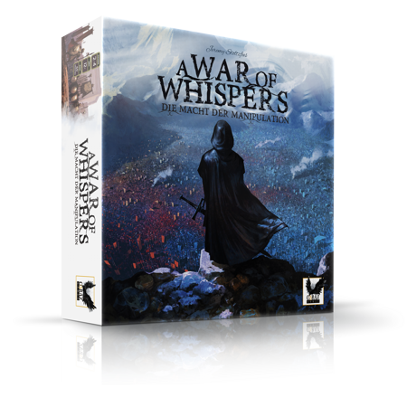 Board Game A War of Whispers. The Power of Manipulation (incl. 2 expansions, German Version)