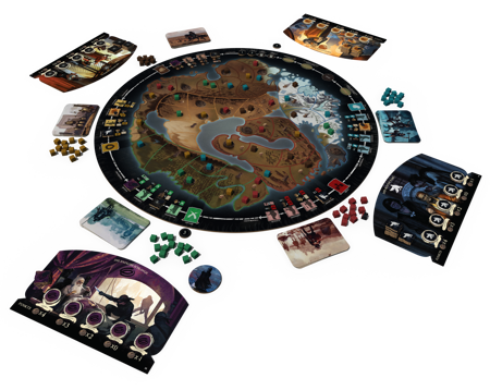 Board Game A War of Whispers. The Power of Manipulation (incl. 2 expansions, German Version)