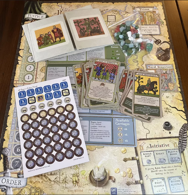 Board game A Gest of Robin Hood (English Version)