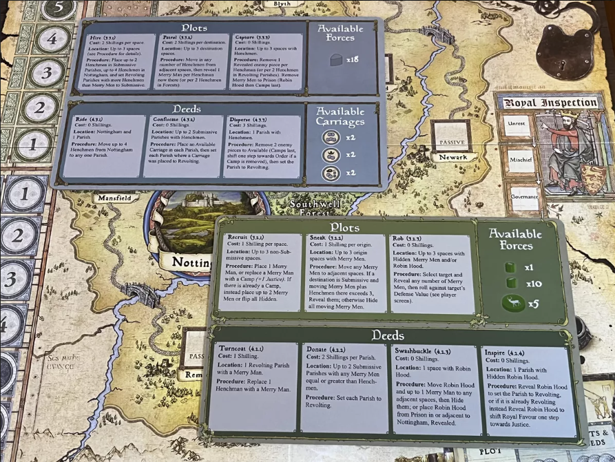 Board game A Gest of Robin Hood (English Version)
