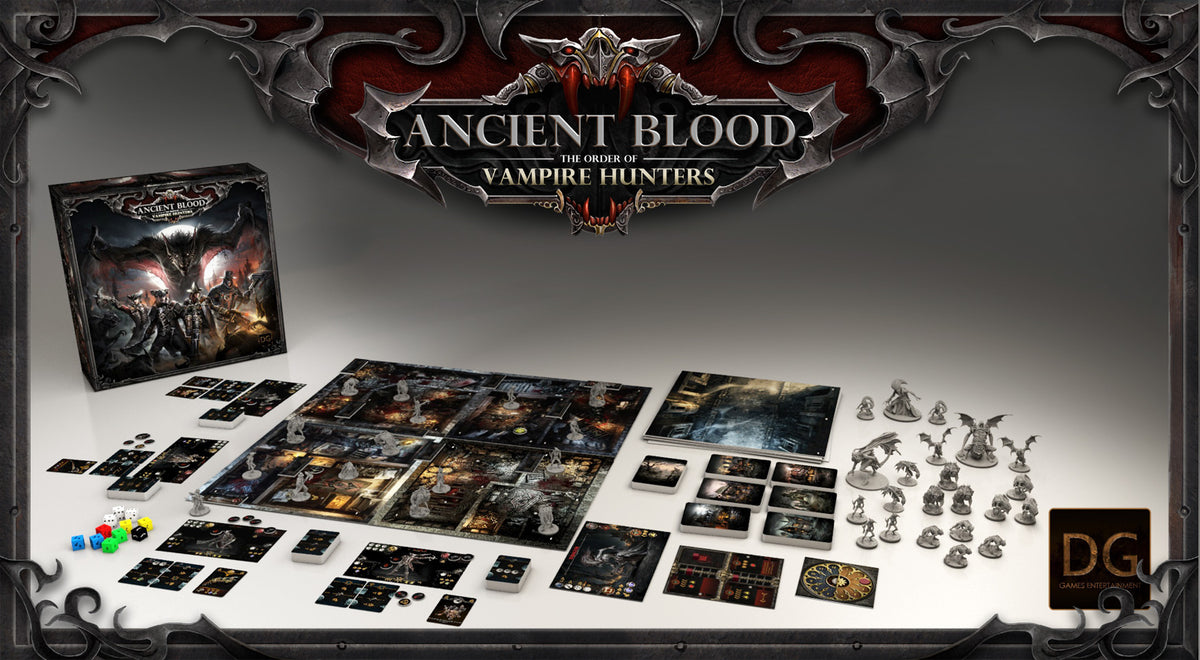 Board game Ancient Blood. The Order of Vampire Hunters (German Version)