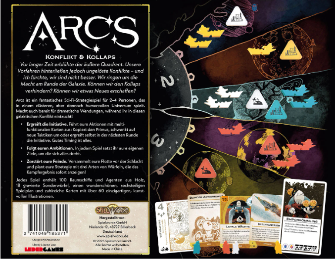 Brettspiel Arcs (Deutsche Version)