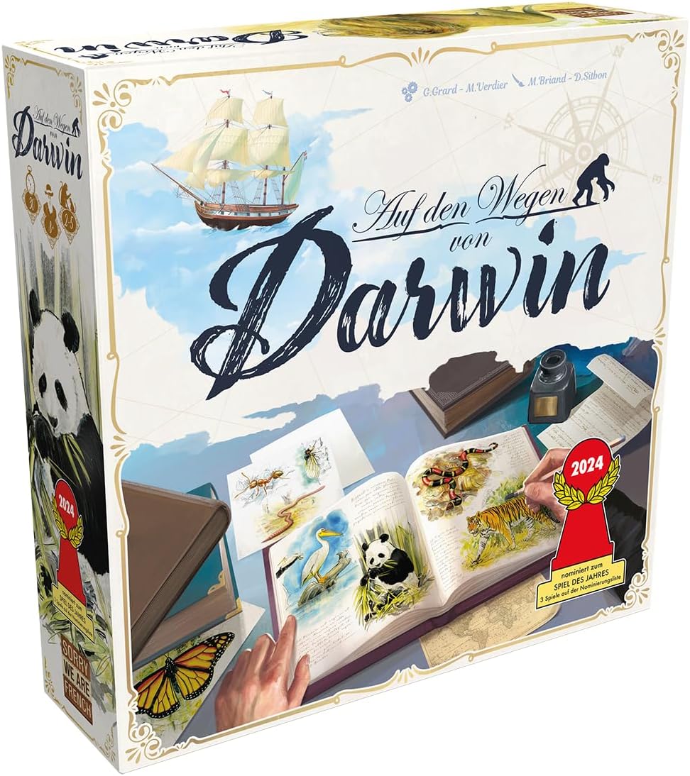 Board Game On the Paths of Darwin (German Version)