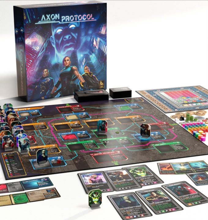 Brettspiel Axon Protocol. Deluxe Edition (Deutsche Version)
