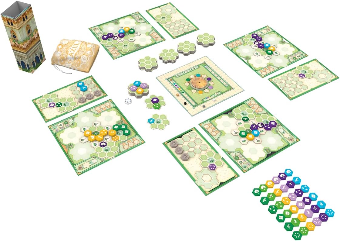 Board Game Azul. Queen's Gardens (German Version)